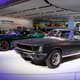 Past and present: The Ford Mustang featured in the 1968 movie “Bullitt,” and its newest model.